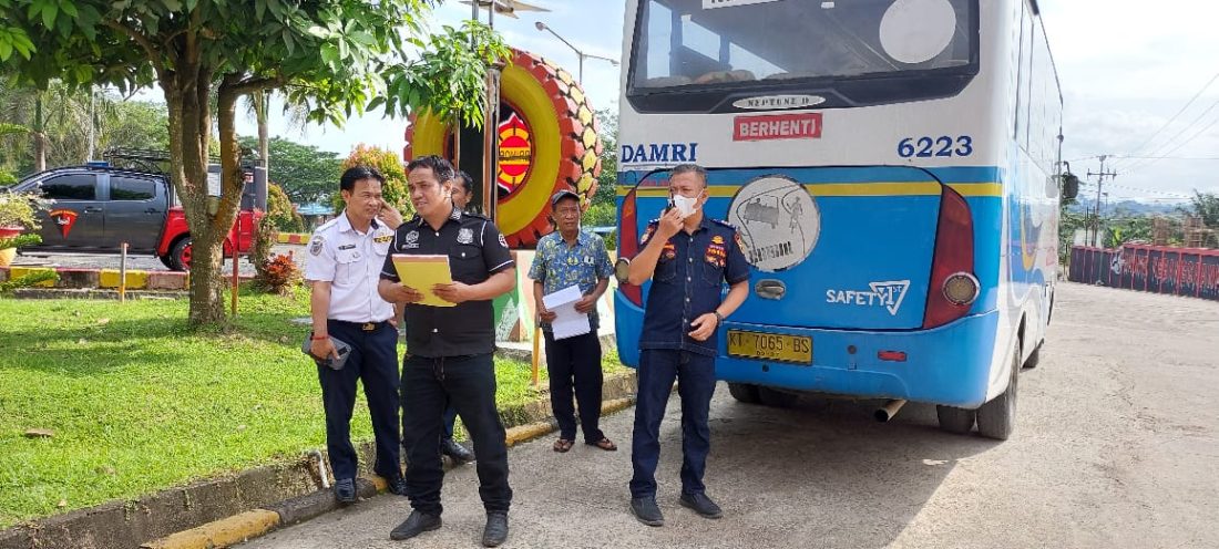 Satu Minggu Jelang Lebaran Dishub Gelar Ramp Cek Bus Damri Tujuan