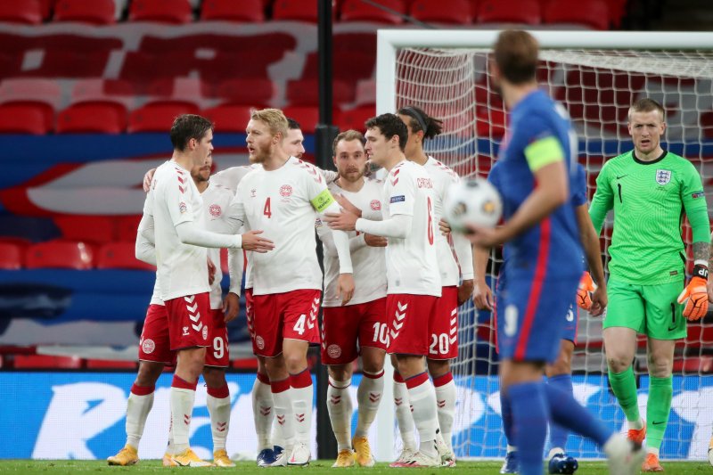 Christian Eriksen membawa Denmark menang tipis 1-0 atas Inggris