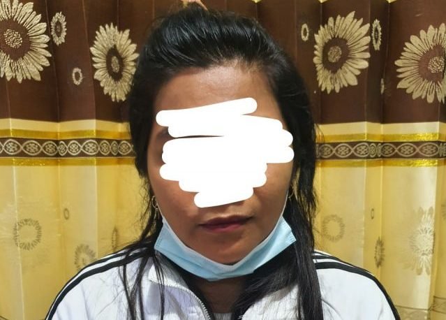 Rita Rasak dan barang bukti