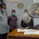 Penandatanganan serah terima aset