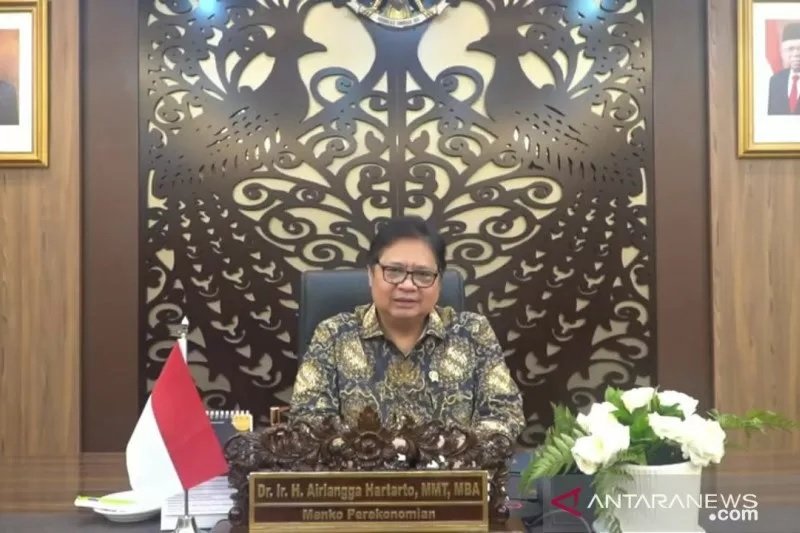 Menteri Koordinator bidang Perekonomian Airlangga Hartarto