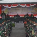 Yonif Rider 613/Rja sebelum berangkat ke Papua.