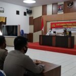 Kapolres Nunukan AKBP Syaiful Anwar Sik, pada saat melakukan pemaparan audit kinerja