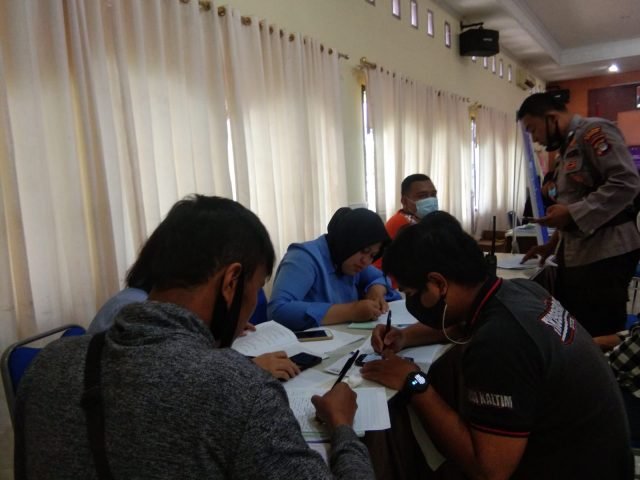 Polres Malinau dilakukan pendataan