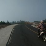 jalan nasional di Bulungan menuju Berau