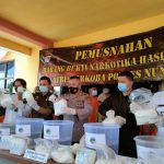 Sabu asal Malaysia sebanyak 18,388 Kg dimusnahkan di Polres Nunukan