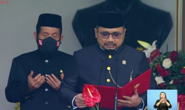Menteri Agama Yaqut Cholil Qoumas