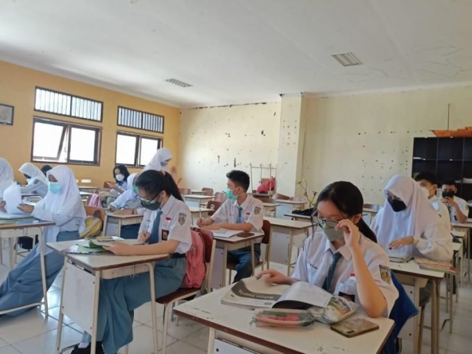 Suasana PTM SMA Negeri 1 Tarakan