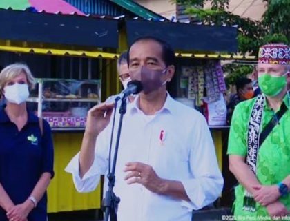 jokowi di tarakan