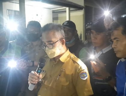 Walikota Tarakan menyampaikan hasil rapat