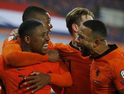 Penyerang sayap tim nasional Belanda Steven Bergwijn