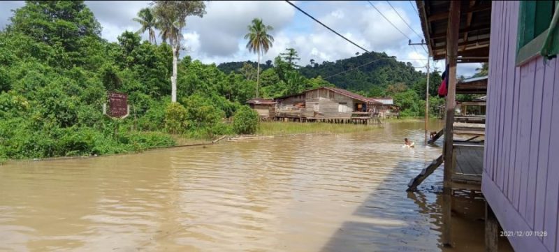 banjir di Kecamatan Sembakung