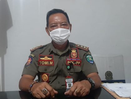 Plt Kepala Satpol PP dan PMK Bulungan Tomi Marthin