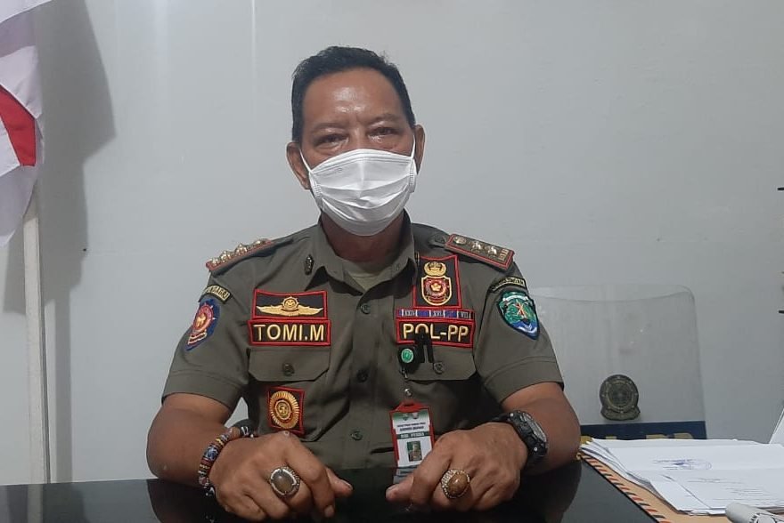 Plt Kepala Satpol PP dan PMK Bulungan Tomi Marthin