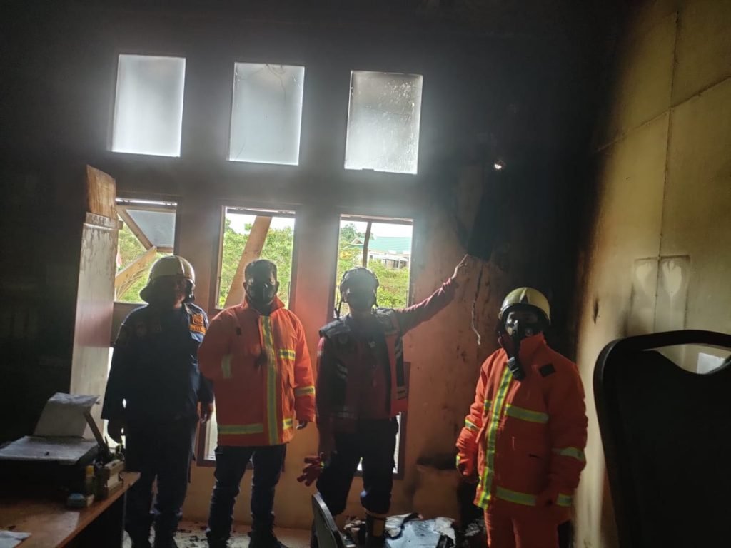 kebakaran Dinas Pendidikan di Malinau