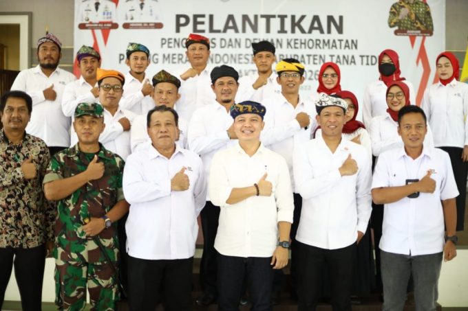Pelantikan kepengurusan PMI KTT