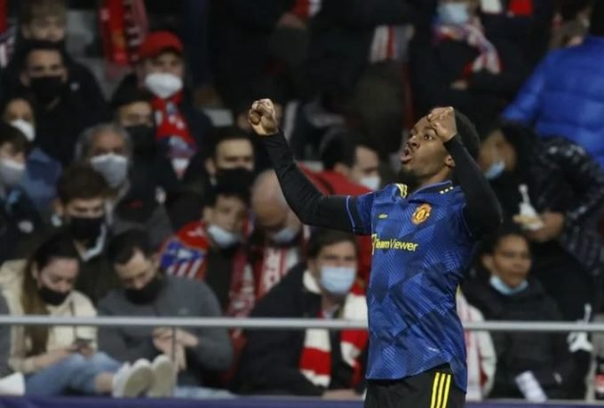 Pemain Manchester United Anthony Elanga