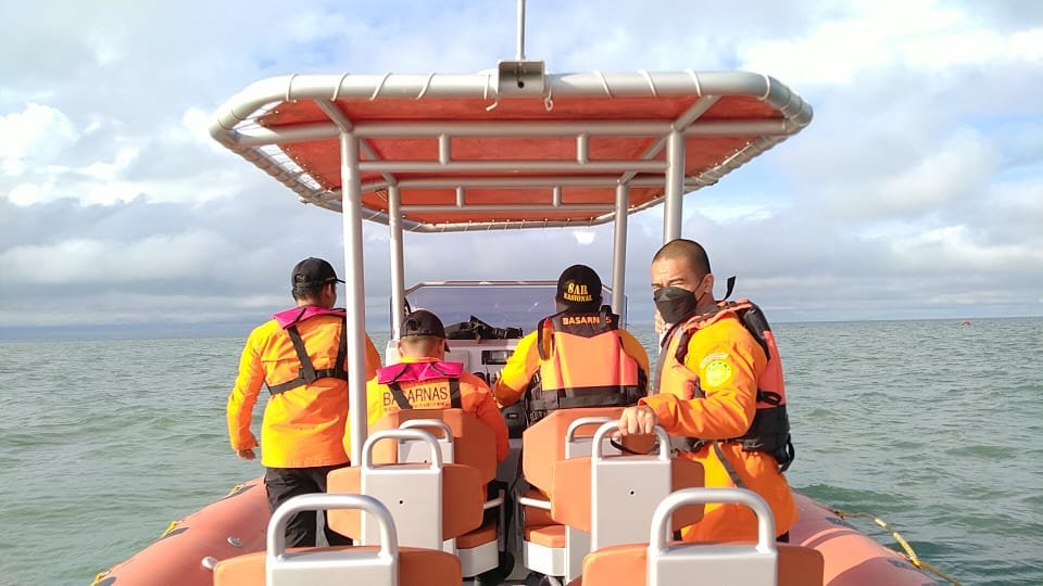 Tim SAR menuju lokasi pencarian