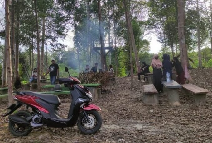 Warga KTT saat menghabiskan waktu liburan