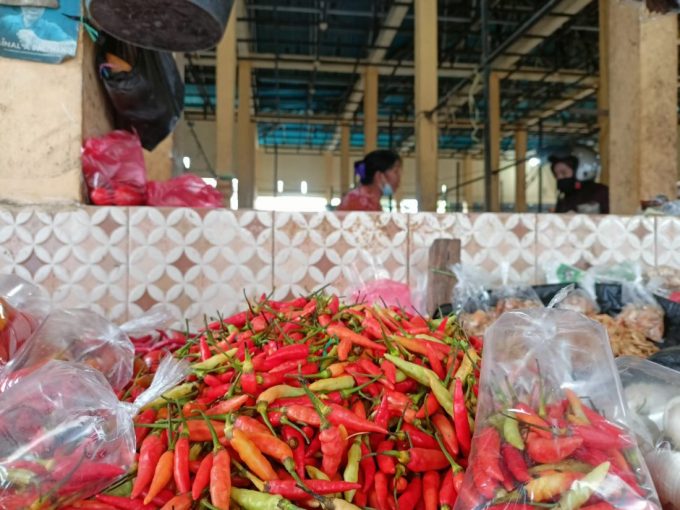 Cabai di pasar Tarakan