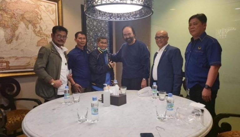 Pertemuan H. Hafid Achmad bersama Ketua Umum DPP Partai Nasdem, Surya Paloh