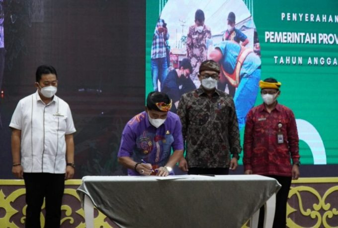 Gubernur Kaltara usai menyerahkan LKPD tahun anggaran 2021