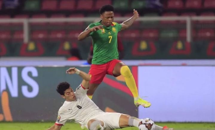 Pemain timnas Kamerun Clinton Njie