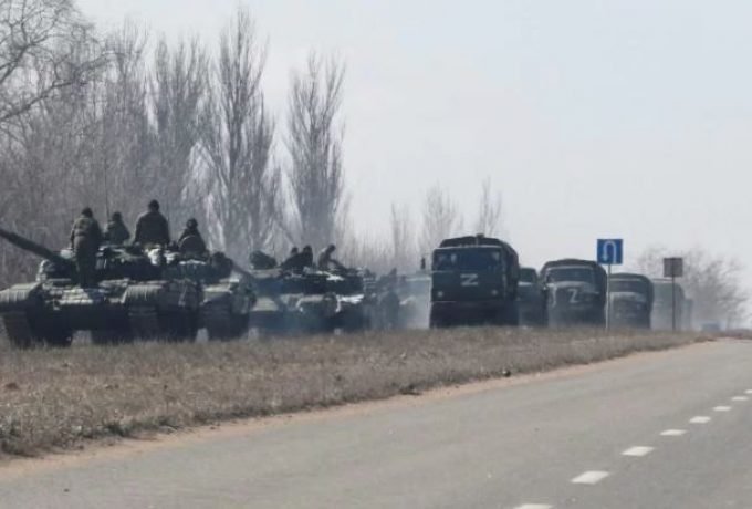 KIEV59 konvoi pasukan pro-Rusia