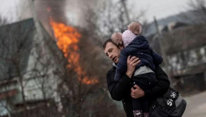 pasukan Rusia terus maju menuju ibu kota Kiev
