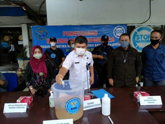 BNNP Kaltara bersama unsur Forkopimda Kota Tarakan