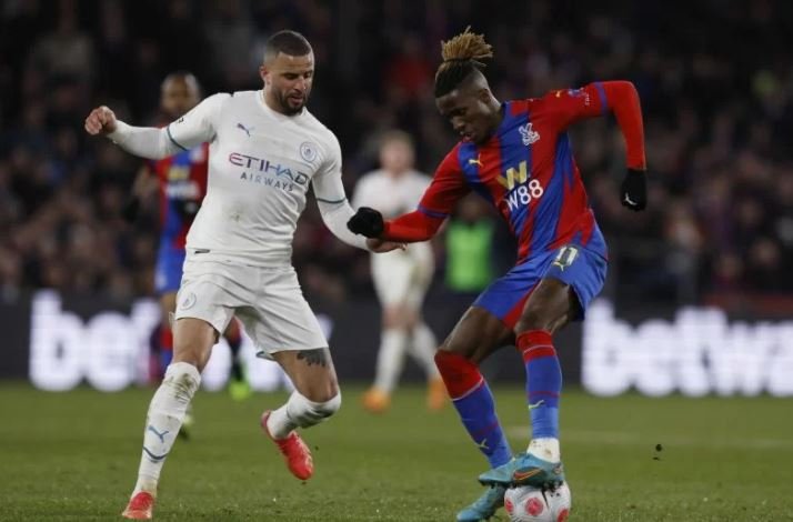 Pemain Crystal Palace Wilfried Zaha