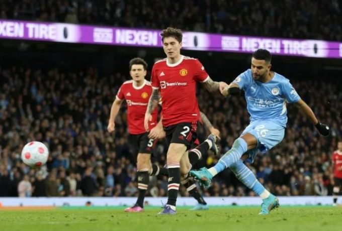 mu44 Pemain Manchester City Riyad Mahrez