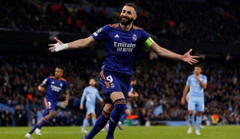 Pemain Real Madrid Karim Benzema