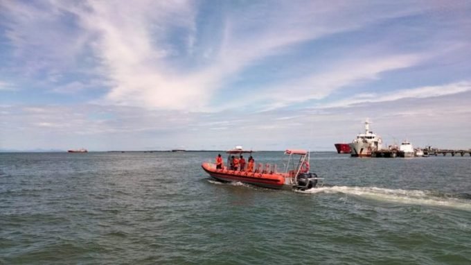 Kapal Long Boad tenggelam di Muara Bulungan