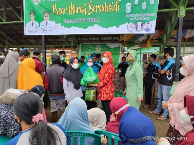 Launching pasar murah bersubsidi di KTT