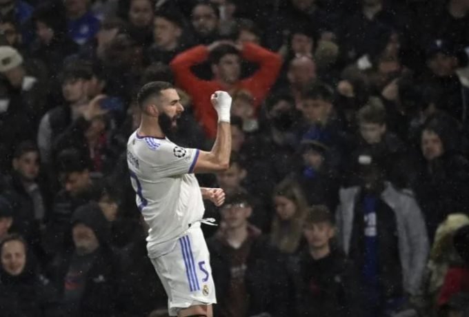 Pemain Real Madrid Karim Benzema