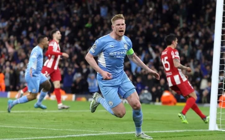 Selebrasi Kevin de Bruyne