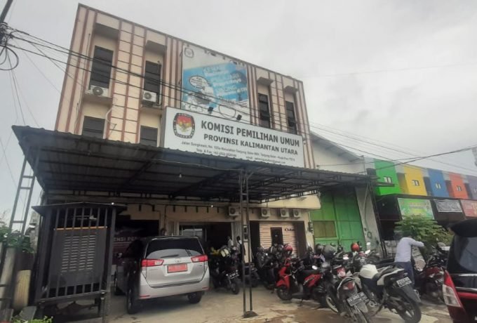 Kantor KPU Kaltara di Jalan Sengkawit.