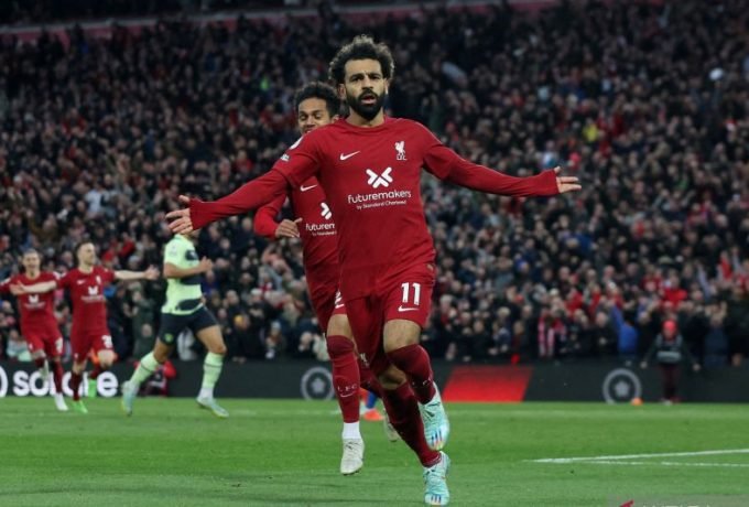 Selebrasi Mohamed Salah