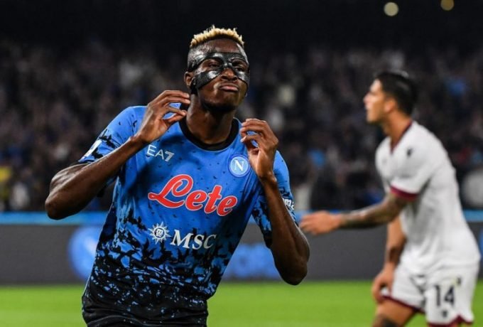 Striker Napoli Victor Osimhen
