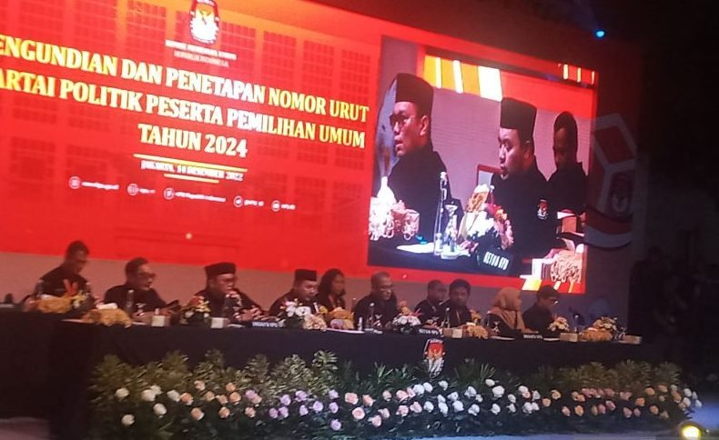Pengundian dan Penetapan Nomor Urut Parpol