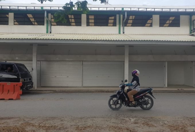 PASAR BUAH: Bangunan pasar buah di dalam komplek Pasar Induk Tanjung Selor yang telah direncanakan Pemkab Bulungan bakal segera buka.