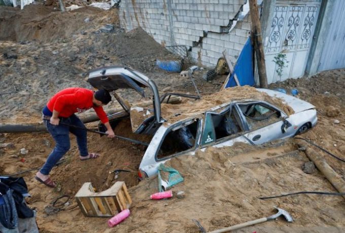 Infrastruktur di Gaza hancur akibat serangan Israel