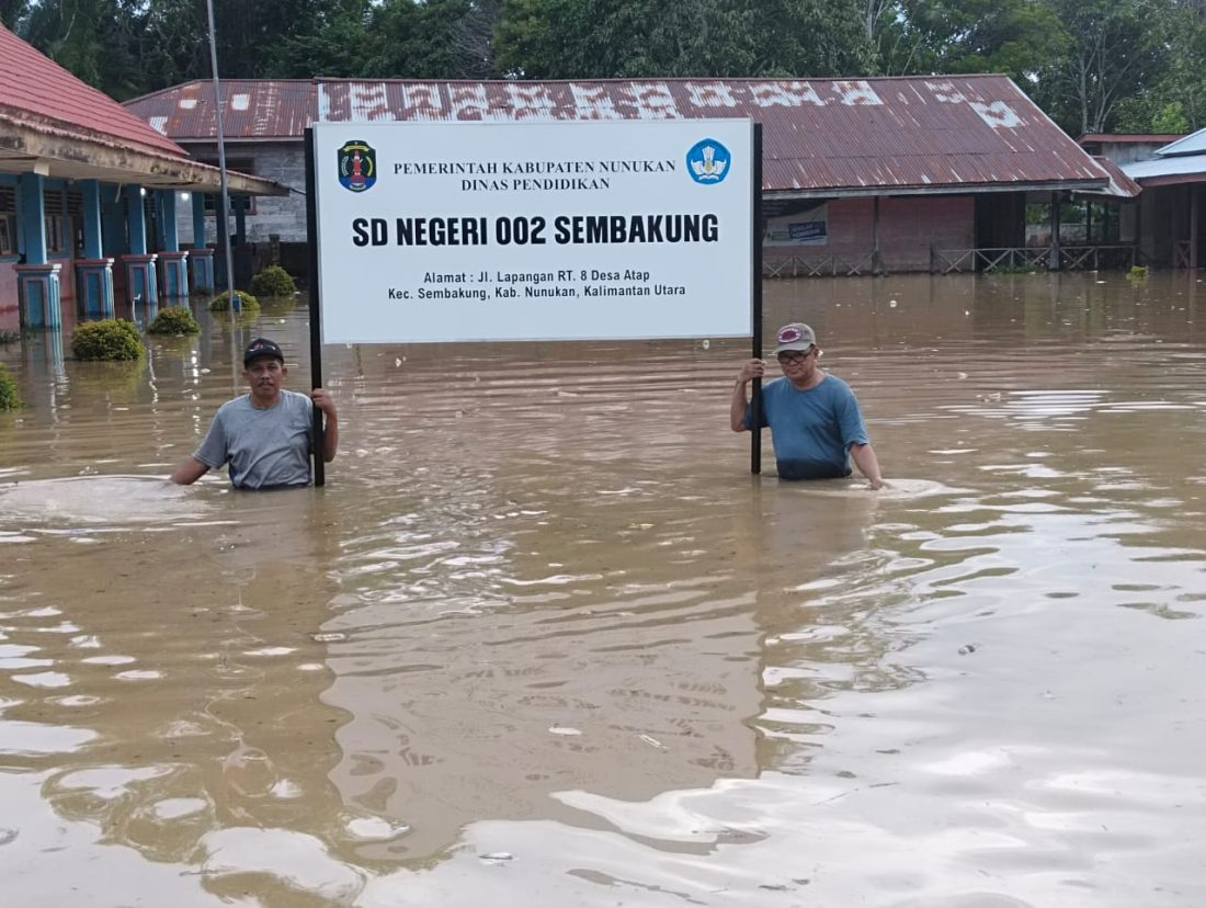 3 Kecamatan Di Nunukan Terendam Banjir, 11 Sekolah Diliburkan – Benuanta