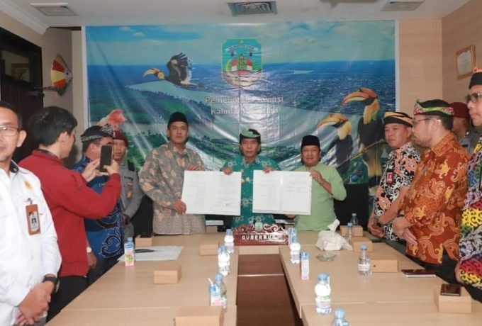 Gurbernur Kaltara saat melakukan rapat terbatas dengan Presiden RI
