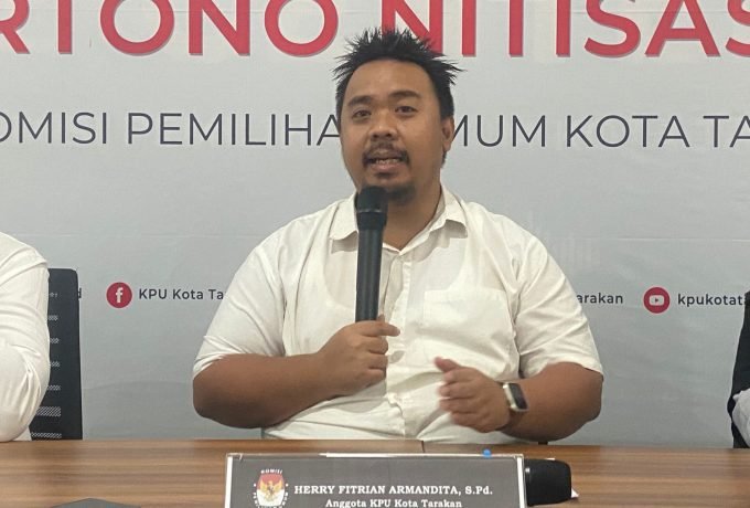 Anggota KPU Tarakan, Herry Fitrian. (Foto: Endah Agustina/Benuanta)