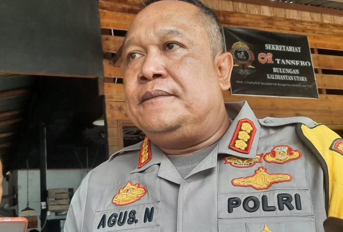 Kapolresta Bulungan, Kombes Pol Agus Nugraha.