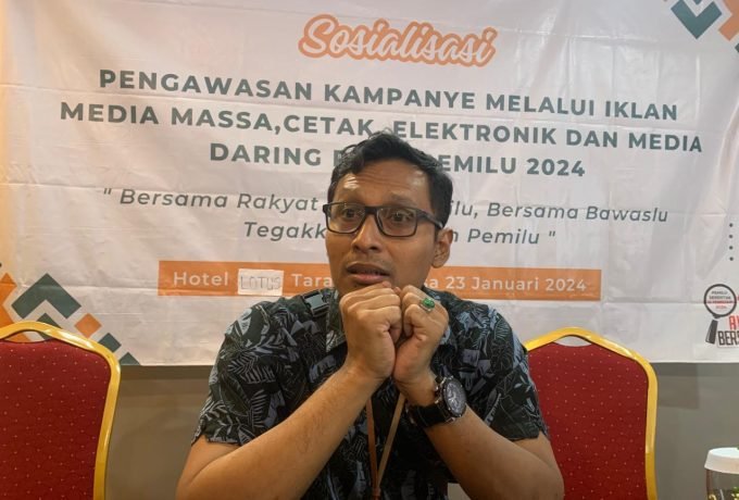 Ketua Bawaslu Kota Tarakan, Riswanto (FOTO: SUNNY CELINE/BENUANTA)