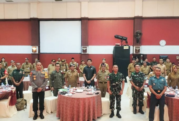 RAKOR: Gubernur Kaltara, Dr (HC) Zainal Arifin Paliwang beserta jajaran Forkompinda se-Kaltara (FOTO: SUNNY CELINE/BENUANTA)