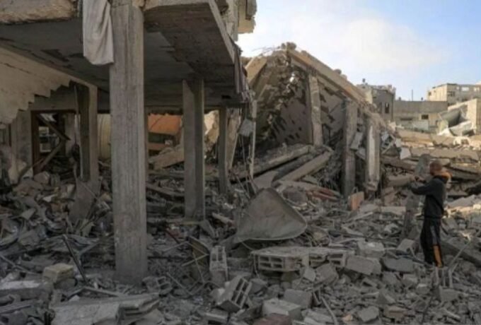 GazaReruntuhanBangunanXinhua